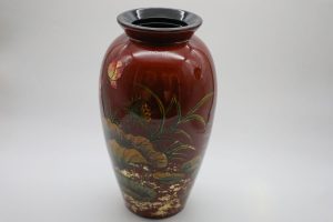 Vase of Early Dew 01 - Vietnamese Ceramic Vase by Artist Dinh Thi Thanh