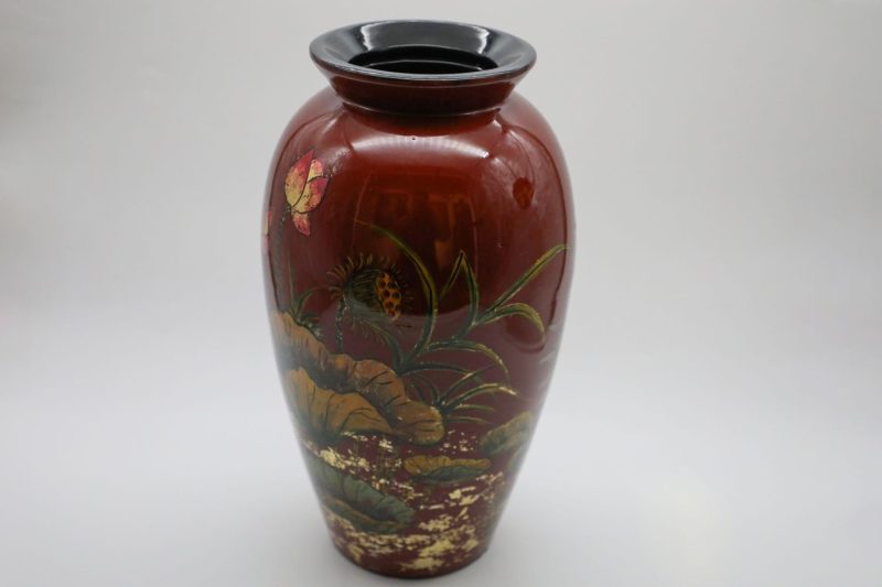 Vase of Early Dew 01 - Vietnamese Ceramic Vase by Artist Dinh Thi Thanh