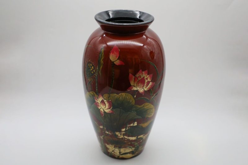 Vase of Early Dew 02 - Vietnamese Ceramic Vase by Artist Dinh Thi Thanh