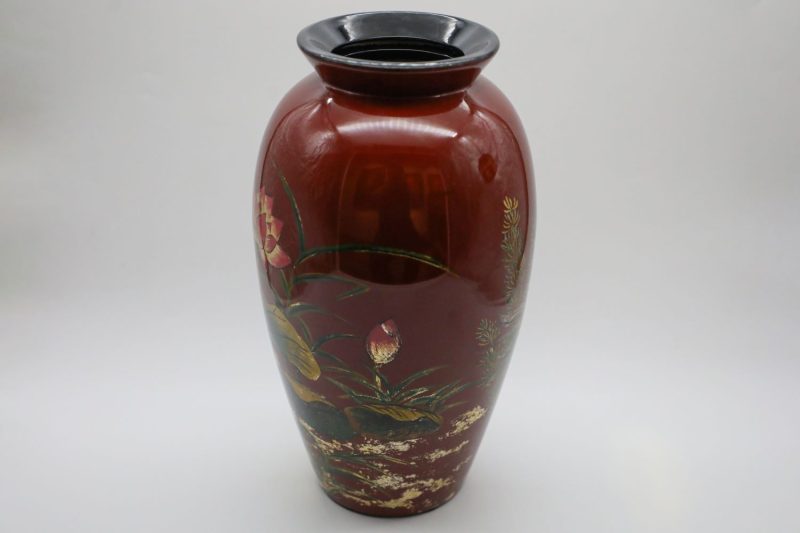 Vase of Early Dew 02 - Vietnamese Ceramic Vase by Artist Dinh Thi Thanh