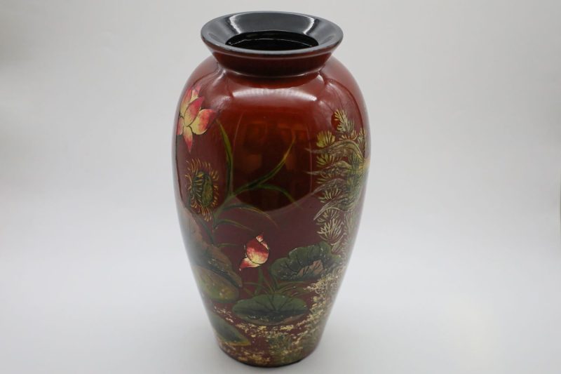 Vase of Early Dew 04 - Vietnamese Ceramic Vase by Artist Dinh Thi Thanh