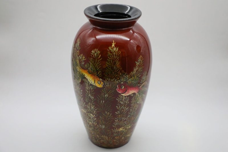 Vase of Early Dew 04 - Vietnamese Ceramic Vase by Artist Dinh Thi Thanh