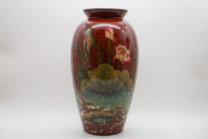 Vase of Early Dew 05 - Vietnamese Ceramic Vase by Artist Dinh Thi Thanh