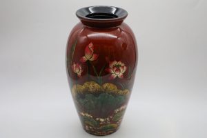 Vase of Early Dew 06 - Vietnamese Ceramic Vase by Artist Dinh Thi Thanh