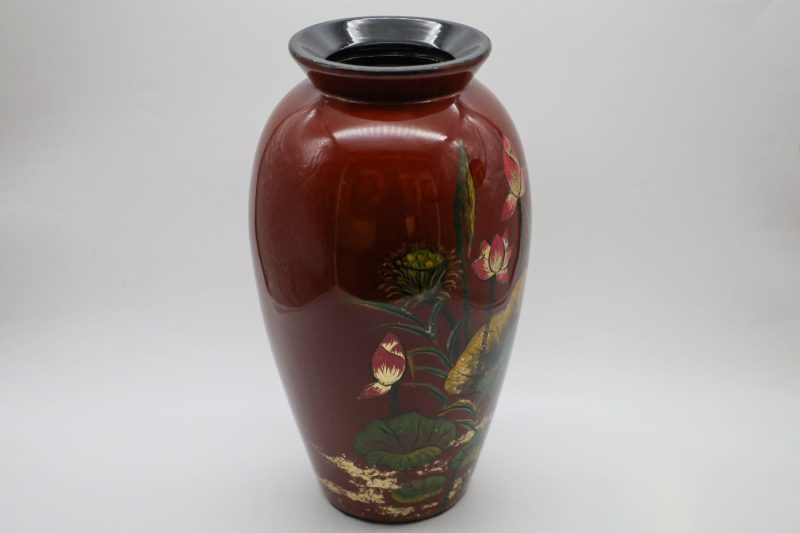 Vase of Early Dew 06 - Vietnamese Ceramic Vase by Artist Dinh Thi Thanh