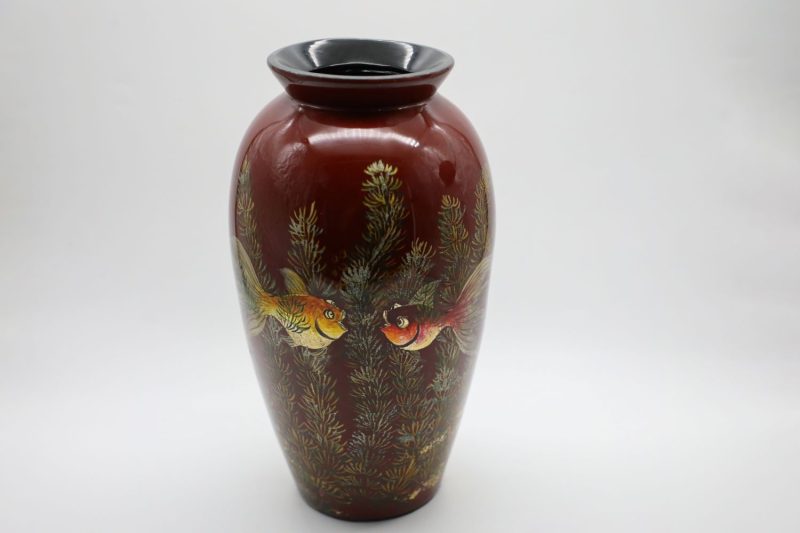 Vase of Early Dew 07 - Vietnamese Ceramic Vase by Artist Dinh Thi Thanh 1