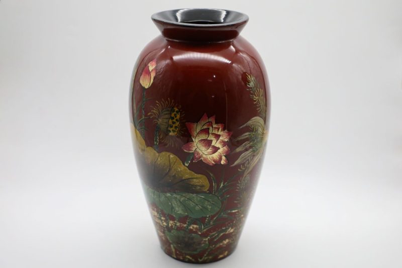 Vase of Early Dew 07 - Vietnamese Ceramic Vase by Artist Dinh Thi Thanh 1