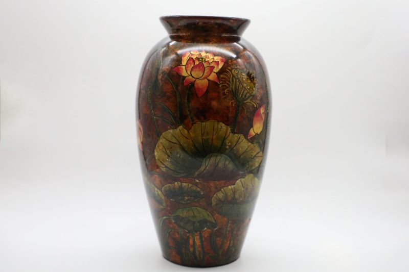 Vase of Early Dew 07 - Vietnamese Ceramic Vase by Artist Dinh Thi Thanh 1