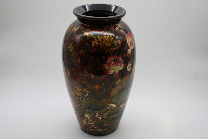 Vase of Peace 02 - Vietnamese Ceramic Vase by Artist Dinh Thi Thanh