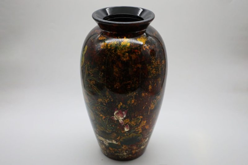Vase of Peace 02 - Vietnamese Ceramic Vase by Artist Dinh Thi Thanh