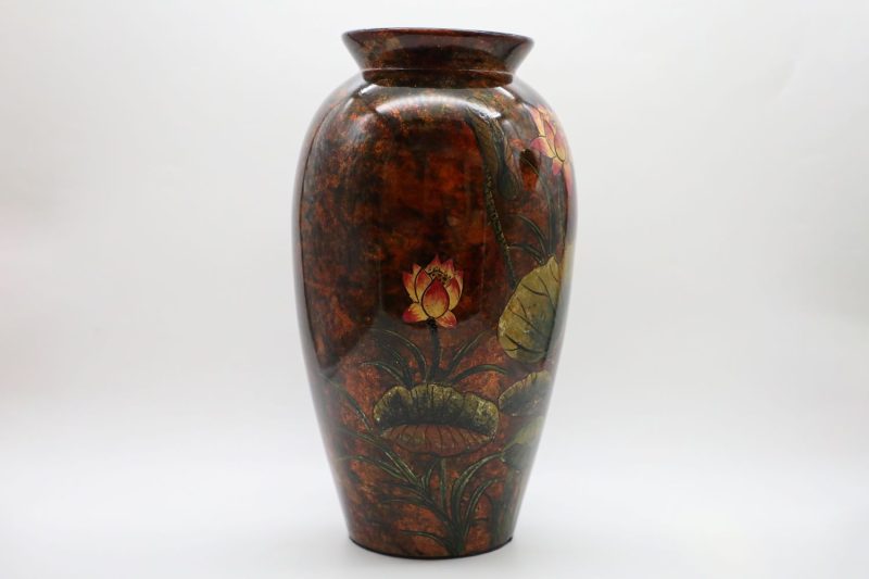 Vase of Peace 03 - Vietnamese Ceramic Vase by Artist Dinh Thi Thanh