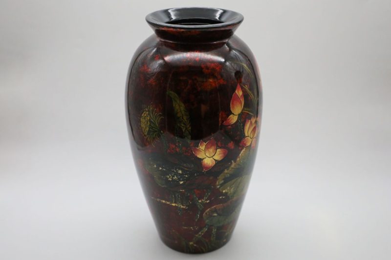 Vase of Peace 04 - Vietnamese Ceramic Vase by Artist Dinh Thi Thanh
