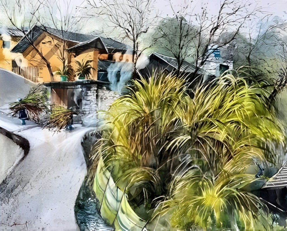 Homecoming - Watercolour Painting By Artist Bui Thanh Viet Hung