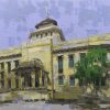 Vietnam National University - Vietnamese Oil Painting by Artist Pham Hoang Minh