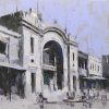 Theather for Workers - Vietnamese Oil Painting by Artist Pham Hoang Minh