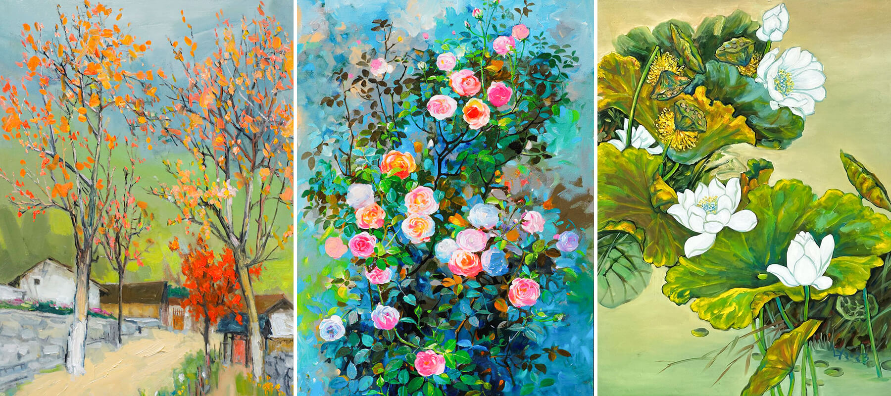Vietnam paintings for Sales