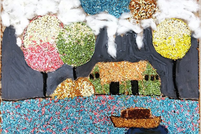 Paint Over Rice Vietnamese Rice Paintings & Artworks