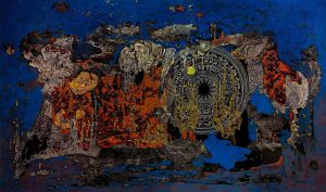 Returning in Glory - Lacquer Painting by Artist Nguyen Van Nghia