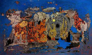 Returning in Glory - Lacquer Painting by Artist Nguyen Van Nghia