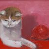 Waiting for Spring - Vietnamese Oil Painting by Artist Lam Duc Manh