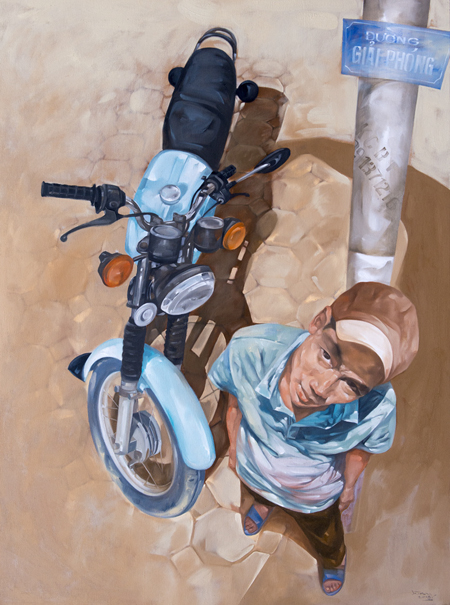 Waiting for work by Luong Trung artist