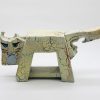 White Cat I - Vietnamese Lacquer Artwork by Artist Nguyen Tan Phat