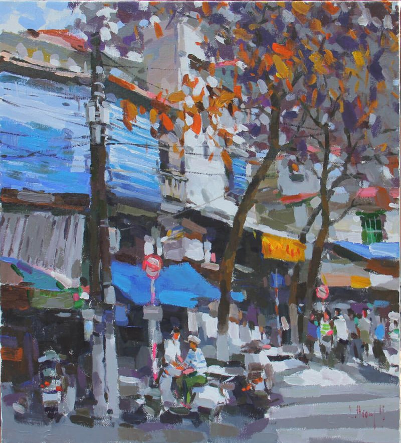 Winter moment in Hanoi, Art Gallery in Vietnam