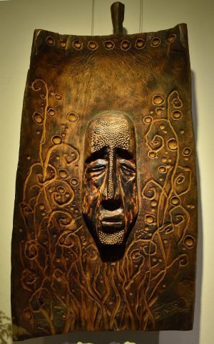 Wooden Portrait 40 - Bui Duc