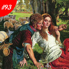 World Famous Paintings The Hireling Shepherd