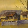 After the Rain I - Vietnamese Acrylic Painting by Artist Le Duc Tung
