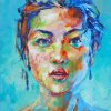 Pristine - Vietnamese Oil Painting by Artist Mai Huy Dung