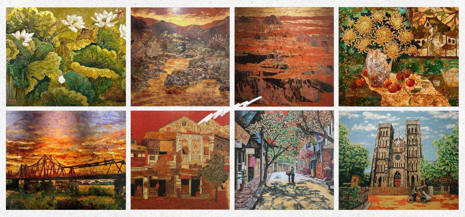 Banner Lacquer Painting