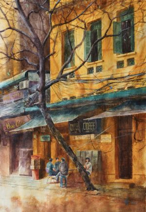 Sidewalk Café - artist Duc Tien