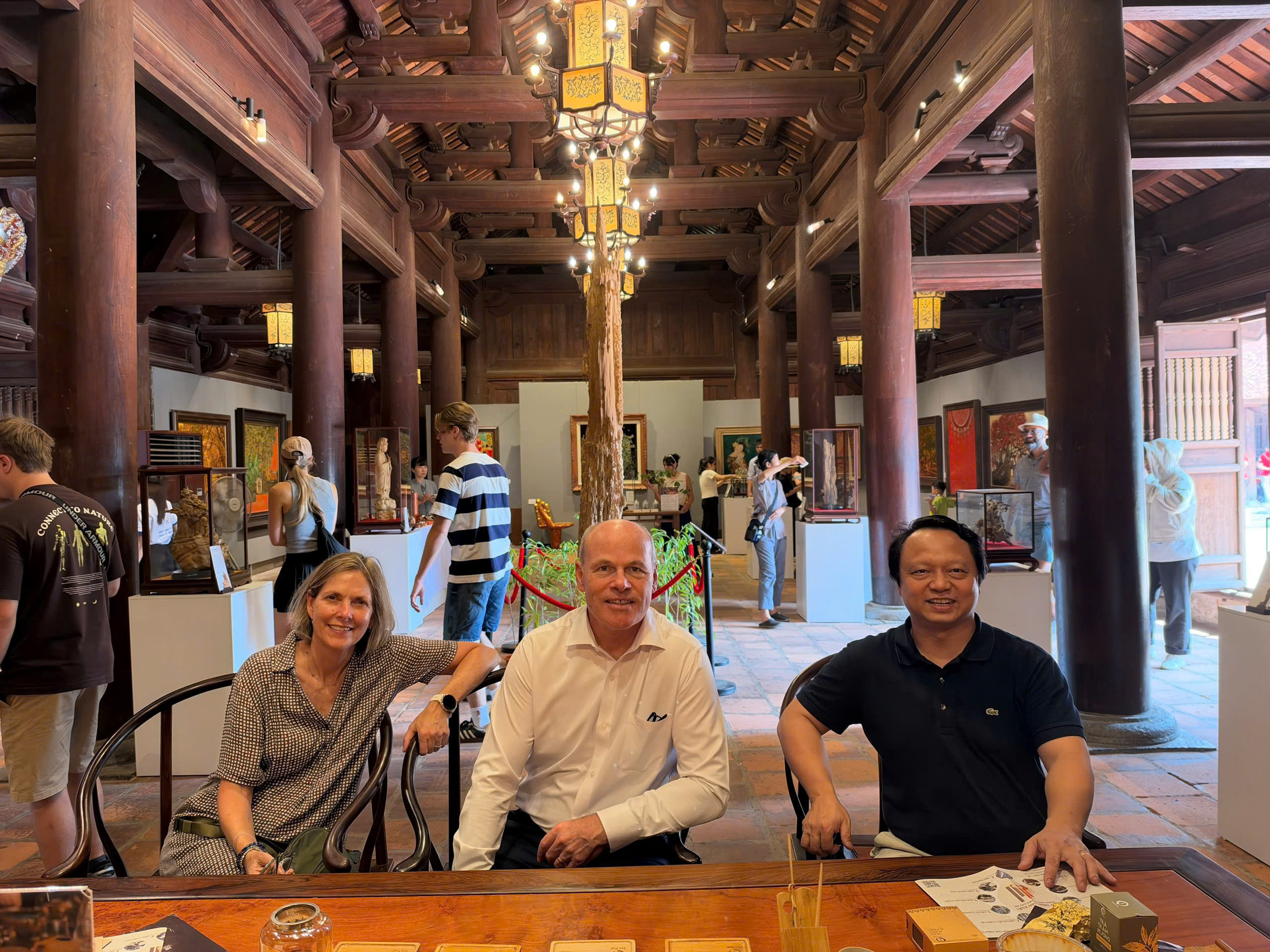 canadian-ambassador-at-sac-tam-2026-exhibition-hanoi - Nguyen Art Gallery
