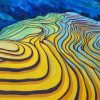 Plateau In The Water Season - Vietnamese Oil Painting by Artist Minh Chinh