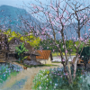 fading peach blossoms