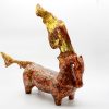 Dragon Horse IV - Vietnamese Lacquer Artwork by Artist Nguyen Tan Phat