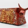 Gorgeous Buffalo I - Vietnamese Lacquer Artworks by Artist Nguyen Tan Phat