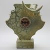 Heavenly Gate-shaped Buffalo III - Vietnamese Lacquer Artworks by Artist Nguyen Tan Phat