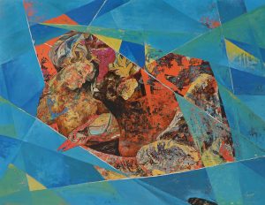 Cheers - Lacquer painting art by artist Nguyen Van Nghia