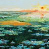 Sunset IV - Vietnamese Oil Painting by Artist Dang Dinh Ngo