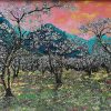 When Spring Comes to Moc Chau - Vietnamese Lacquer Painting by Artist Nguyen Tuan Anh