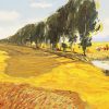 Harvest - Vietnamese Oil Painting by Artist Dang Dinh Ngo