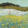 Spring In Moc Chau Vietnamese Oil Painting by Artist Dang Dinh Ngo