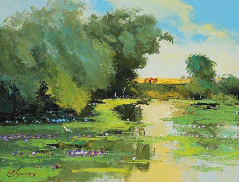 Nang Chieu V - Oil Painting