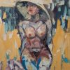 Nude V - Vietnamese Oil Painting by Artist Dinh Dong