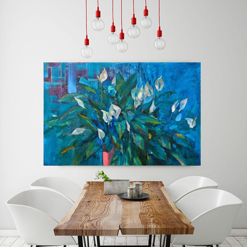 Paintings For Dining Room Nguyen Art, Dining Room Painting Images