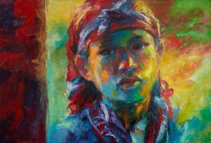 Portrait 10 - Vietnamese Oil Painting by Artist Mai Huy Dung