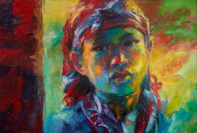 Portrait 10 - Vietnamese Oil Painting by Artist Mai Huy Dung