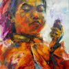 portrait 37 vietnamese oil painting by artist mai huy dung